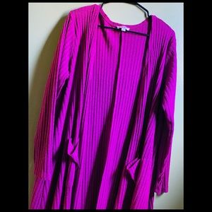 LLR LuLaRoe Fuchsia SARAH Cardigan